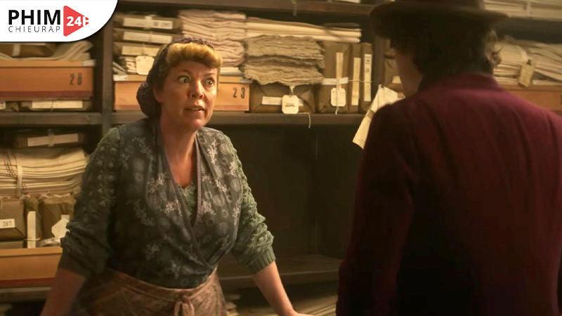 Olivia Colman vào vai bà Scrubbit